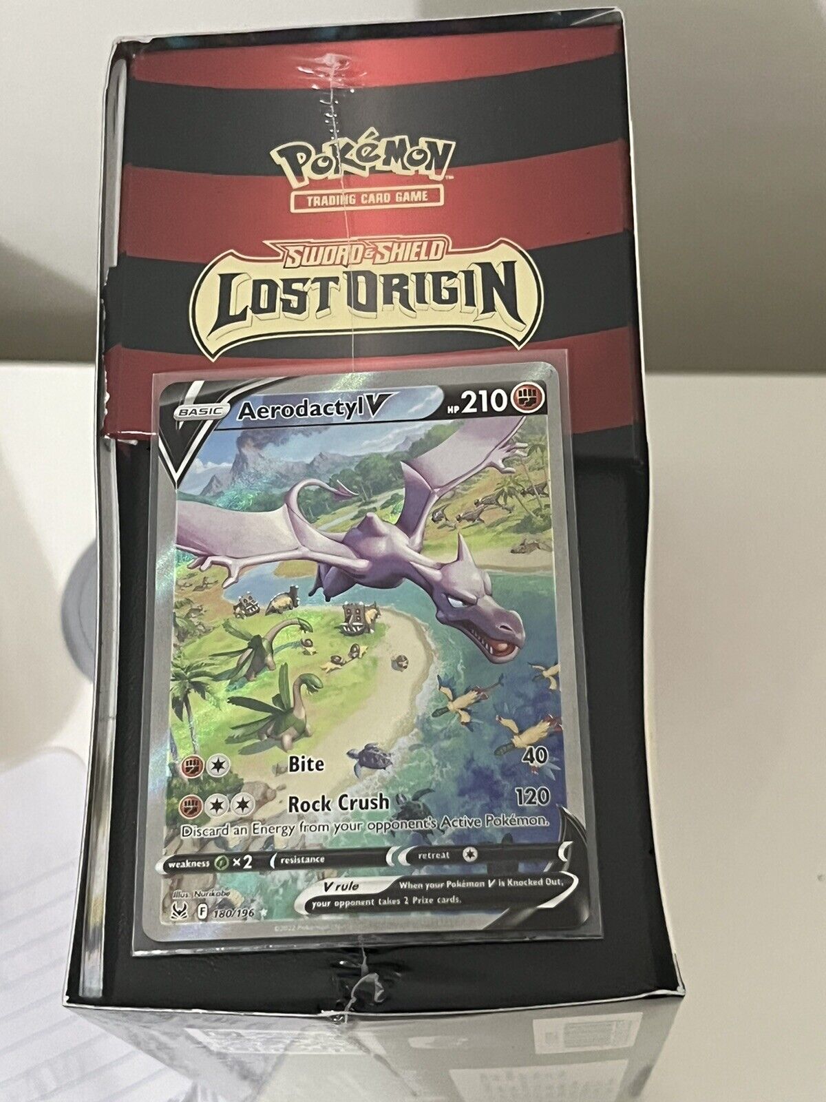 Aerodactyl V (Alternate Full Art, #180/196) - Holofoil