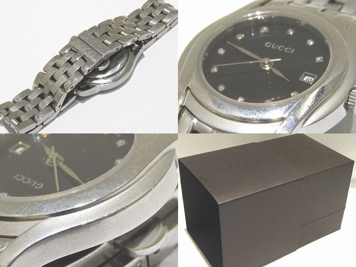 GUCCI 5500L 11P Diamond Ladies Watch From Japan G0119 | eBay GUCCI 5500L 11P Diamond Ladies Watch From Japan G0119 | eBay