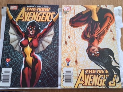 The New Avengers #14 & #15 | Vol. 1 | Frank Cho,  Both RARE Newsstand Variant