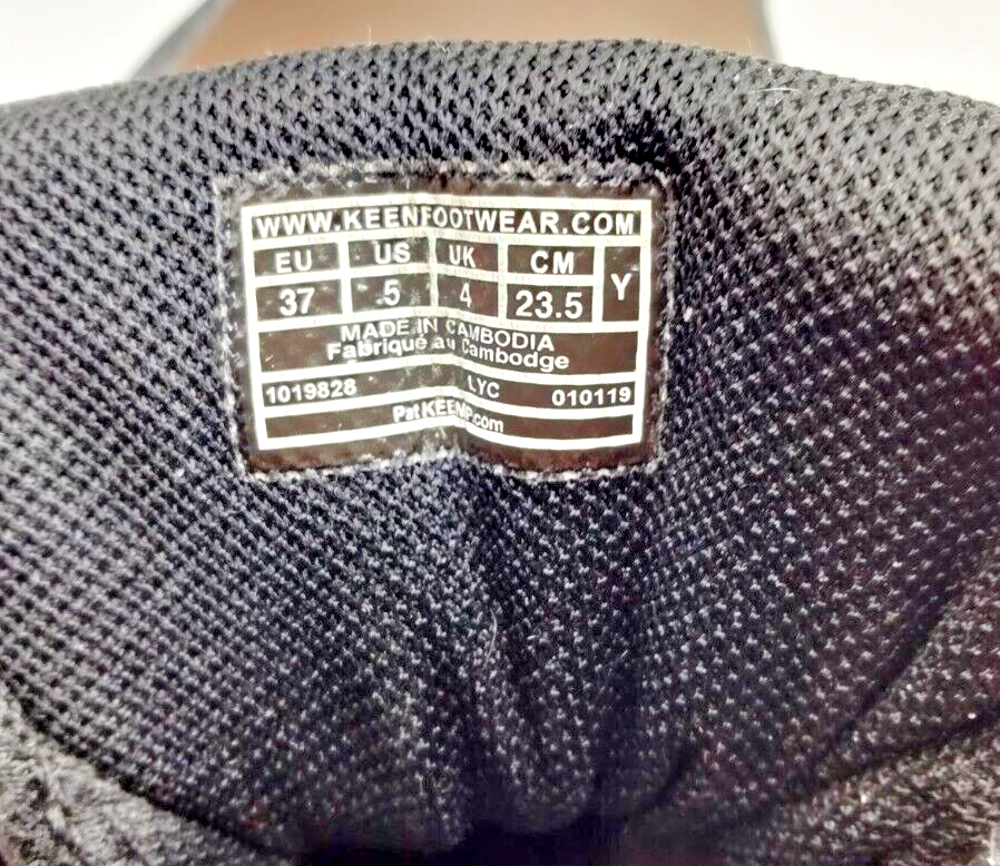 Scarpe da trekking da donna marroni KEEN impermeabili top basse stringate all'aperto taglia 5 US