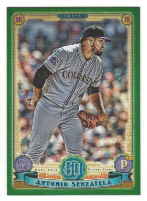 Antonio Senzatela 2019 Topps Gypsy Queen Green Card# 275