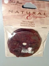 Blue moon beads creativity inc natural elements stone pendant dragon nat multi