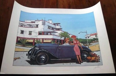 Jacques Loustal Kunstdruck VARIA AUSWAHL Art Comics Erotik prints auch signiert - Bild 1 von 4