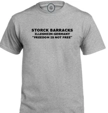 STORCK BARRACKS* ILLESHEIM-GERMANY* FREEDOM* INDIVIDUAL BASE PT SHIRT