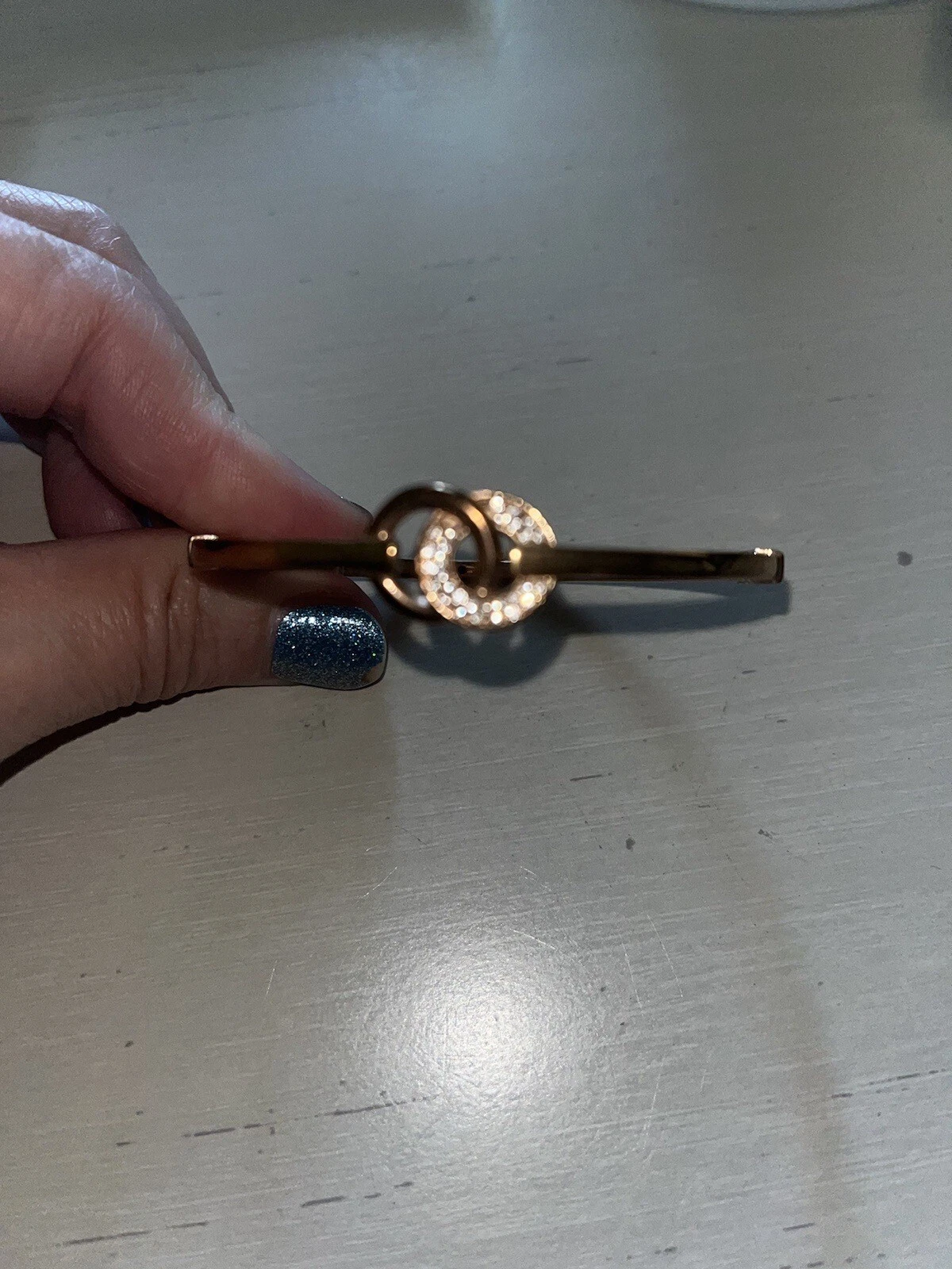 michael kors bracciale incernierato cristallo pavimentazione anelli ad incastro