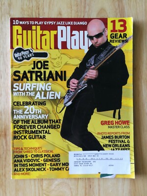 Guitar Player Magazine August 2007 - Joe Satrani - John 5 - Genesis - Greg Howe