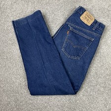 Levis Jeans Men 38x32 Act. 36x30 Vintage 40505 0215 80s Orange Tab Hemmed Blue