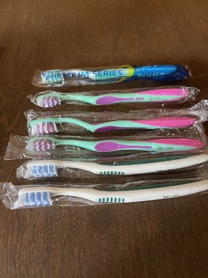 Lot Of 6 Toothbrushes Toothbrush Qlabs & Quantum Premium Series New Wrapped￼