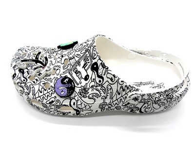 Crocs Classics Clogs Steven Harrington Collage Art White  display picture 2