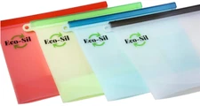 Silicone Food Bag Reusable Preservation Storage Container Airtight Seal 4-PACK