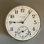 Vintage Antique Wind Up Pocket Watch Movement Elgin