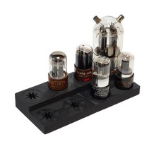 Vacuum Tube Display Stand for Eight 8 Octal sockets 6SN7, 6L6, 6SL7, 6V6, KT88