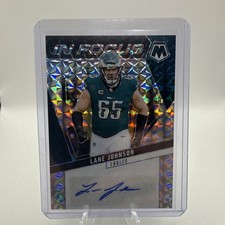 2025 Panini Mosaic Lane Johnson Auto Silver Mosaic In Focus Eagles 