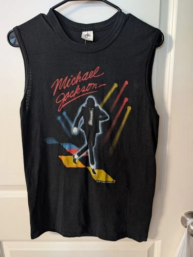Original 80s Michael Jackson Victory Tour Shirt Mus 1980s vintage concert t-shirt, vintage, size M, single stitch, B+ condition
