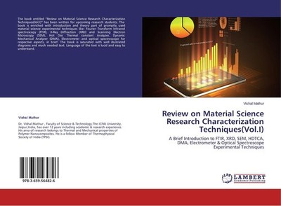 Review on Material Science Research Characterization Techniques(Vol.I) Vishal Ma