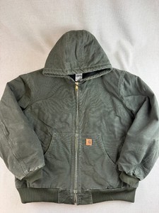 ジャケット・アウター 80s Carhartt Active jacket mossgreen USA Carhartt Jacket Moss Green | eBay