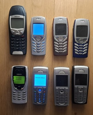 8x Nokia Handys Vintage Konvolut Sammler