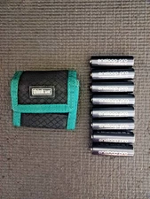8 Eneloop AA Rechargeable NiMH Batteries w/Think Tank Photo 8 AA Battery Holder