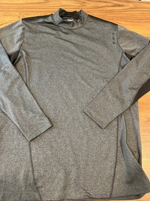 Reebok Play Dry Athletic Compression Shirt Men's 4XL Long Sleeve Mock Neck