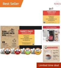 Compostable Coffee Pods  Variety Pack 80 Ct K Cup Compatible