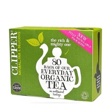 Clipper Organic Everyday Tea 80 Bags 0.09 per strip