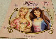 Barbie The Princess and the Pauper A Storybook Paperback-Rare-SHIPS N 24 HOURS