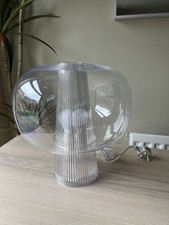 Space Age Dome Mushroom Transparent Retro Table Lamp Clear
