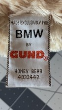 BMW by Gund collectible Teddy Bear Honey Plush