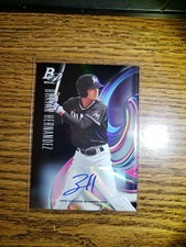 2018 Bowman Platinum Top Prospects Autographs Brayan Hernandez Auto Miami