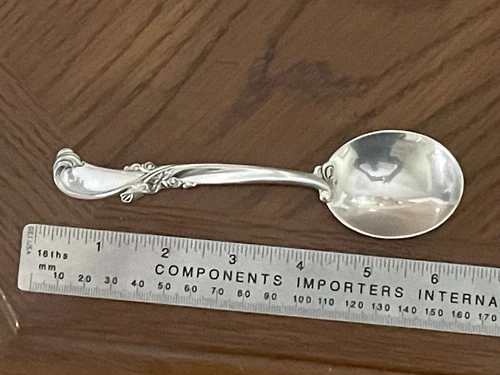 WALTZ OF SPRING- WALLACE STERLING CREAM SOUP SPOON