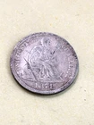 1871 P Seated Liberty Dime Silver LOW MINTAGE Scratched