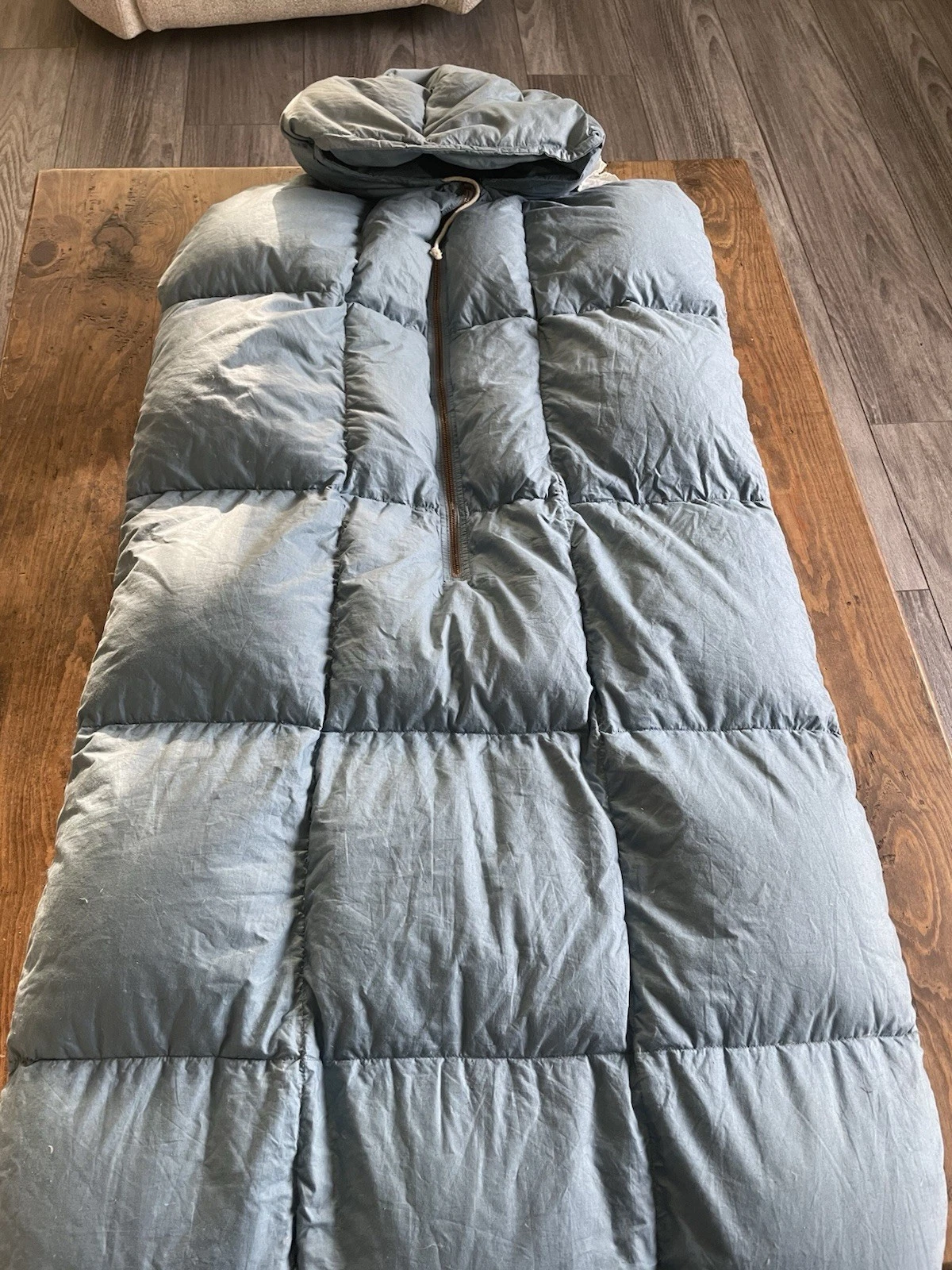 Cotton Down Filled Mummy Sleeping Bag Blue 78x36
Opens in a new window or tab