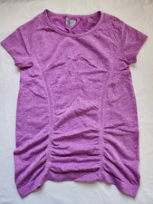 Athleta Purple Heathered Seamless Sculp Scrun...