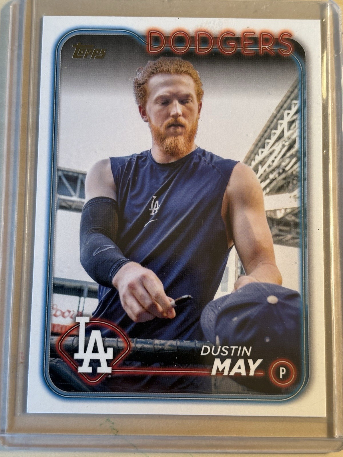 2024 Topps Series 2 Golden Mirror Image Variation Dustin May #683 SSP Dodgers
