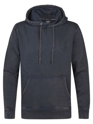 Petrol Industries Sweatshirt gunmetal vintage Kapuze Bauchtasche M-3050-SWH311