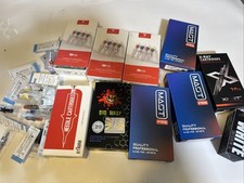 Lot of Pro Tattoo Needles Equipment, Cartridges , Tips, Needles Set