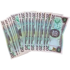 Trinidad and Tobago $20 Banknotes (Old Notes, $300 Total)