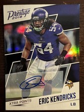 Eric Kendricks 2018 Panini Prestige Xtra Points Autograph Auto Vikings