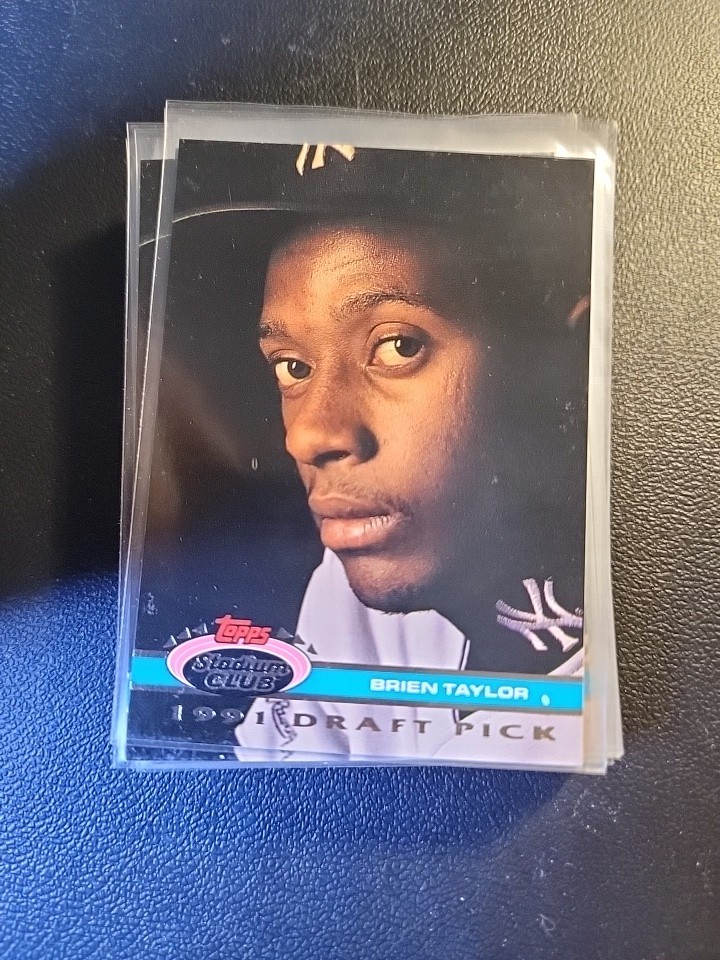 25 Brien Taylor 1992 Stadium Club Dome #184  Baseball Card New York Yankees 
