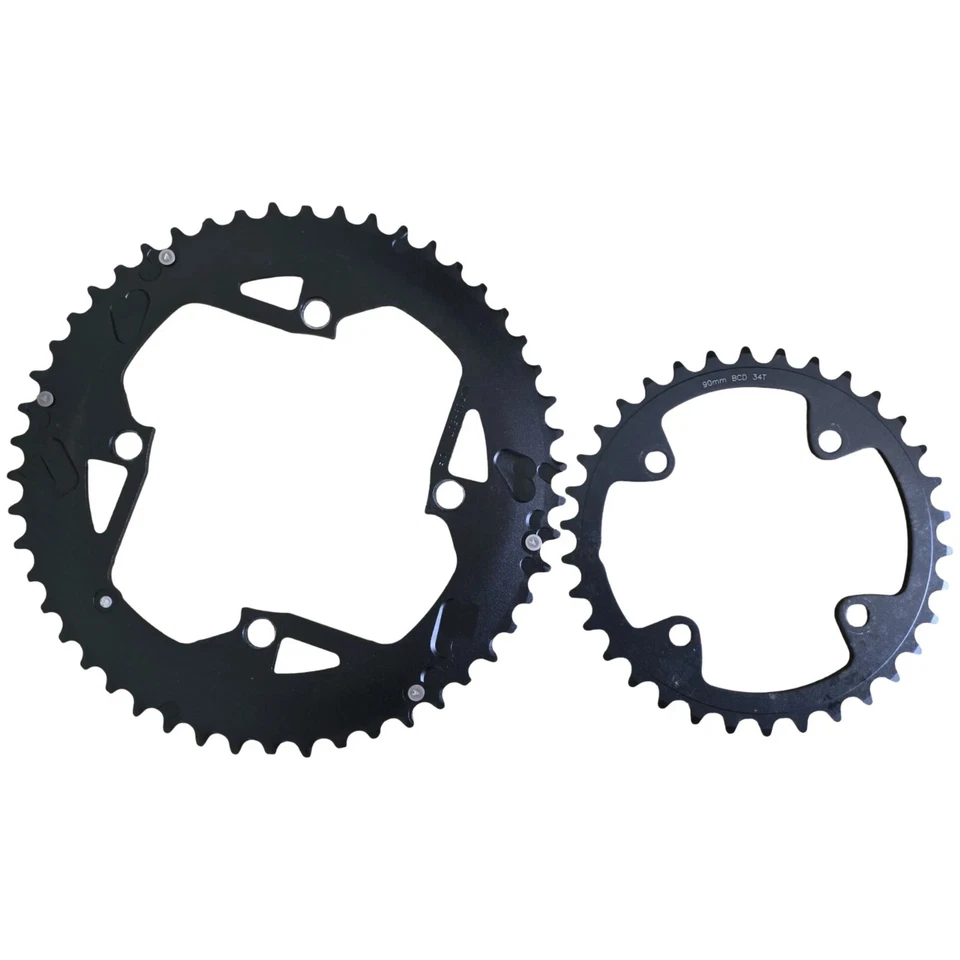 FSA Road bike Chainring Set 50T 34T Alloy 11 speed 120BCD 90BCD 4 Bolt - Image 4 of 4