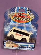 Disneyland  World DISNEY RACER 1:64 Scale White Die Cast Transport Bus NEW