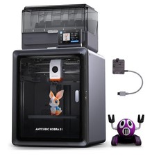 Anycubic Kobra S1 Combo 3D Printer Multi-Colour CoreXY, 320° Angle, 600mm/S