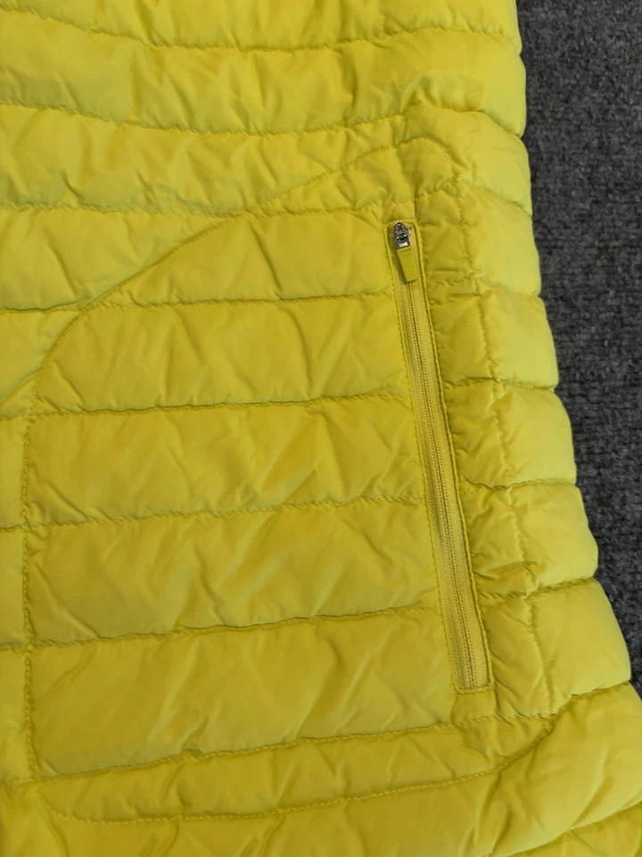Chaleco Lacoste Para Hombres 3XL Amarillo Acolchado Puffer Cremallera Frontal Ligero Golf Foto 3 de 4