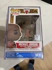 Funko Pop! Michael Jordan #126 Red 12 Jersey Upper Deck Exclusive Protector NIB