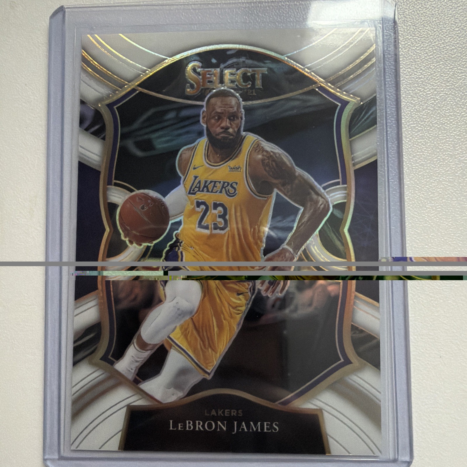 2020-21 Panini Select - Concourse LeBron James #23 White Prizm /149