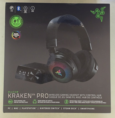 Razer Kraken V4 Pro Wireless Gaming Headset, Black - RZ04-05160100-R3U1