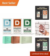 Duke Cannon Men's Soap Variety Pack - 10oz Bars with Natural Oils, Moisturizing