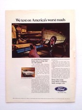 1969 Ford Ltd Vintage Original Print Ad Automobile Car