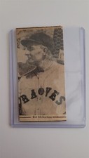 Bill McKechnie Braves 1935 Rochester Times-Union Manger Set Panel #1 of 10 RARE