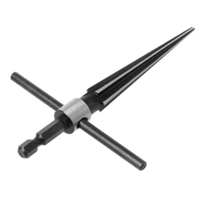 3-13mm Hand Held Tapered Reamer T Handle 6 Flute Beveling Cutting Drill Tool